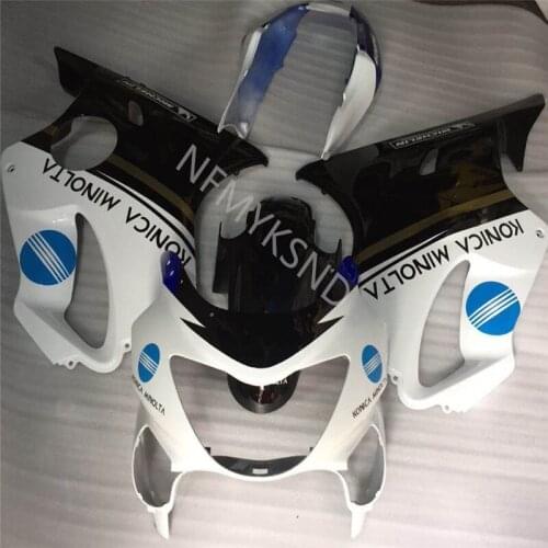 White black motocle Fairing fit for HONDA CBR600F4 99 00 CBR600 F4 1999 2000 CBR 600 F4 Injection mold Fairings set