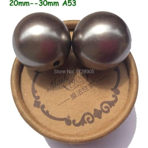 Bead for kids Bulk Acrylic ABS Pearls 6mm to 30mm Wholesale A53 Smooth Round Chunky Bubblegum Loose Beads