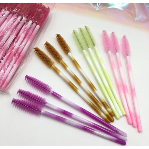 Colorful Eyelash Brush Top Quality For Makeup Girls Women Wholesale Cheap Lash Brushes