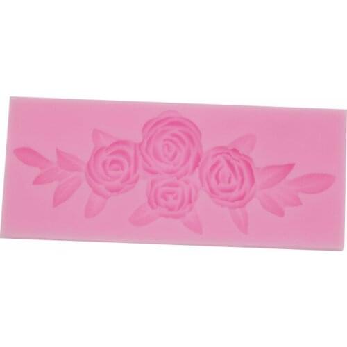 Tree Rose Flower Form Silicone Molds Cookie Cutter Cake Decorating Tools Wedding Fondant Decoration Dropship