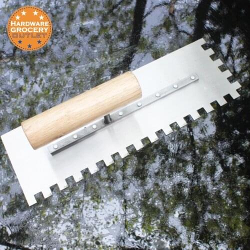 Wooden Handle Builders Masons Plastering Bucket Trowel Tool