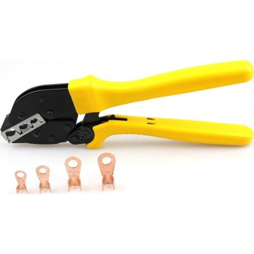 Electrician Wire Precision Crimping Pliers Cable Clamp Tool is Suitable For U-Type Terminal Block OT Copper Nose 6-25mm² 3A-100A