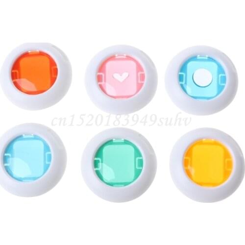 Instax Mini 8/8+/9/7s/KT 6 Pcs Colorful Filter Lens For Fuji Instant Film Camera