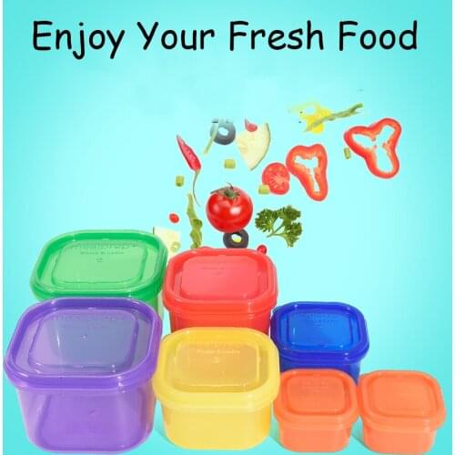 21 Day Lose Weight Portion Control Containers Kit 14 Pieces, BPA Free Food Container Multi-Colors,Label-Engraved for Diet Planl