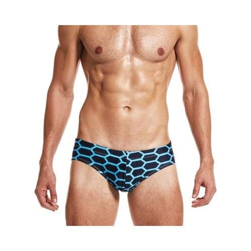 Mens Low Waist Swimming Trunks Waterproof Bathing Suit Man Diving Swimsuit Sexy Gay Briefs Breathable Summer Beach Shorts