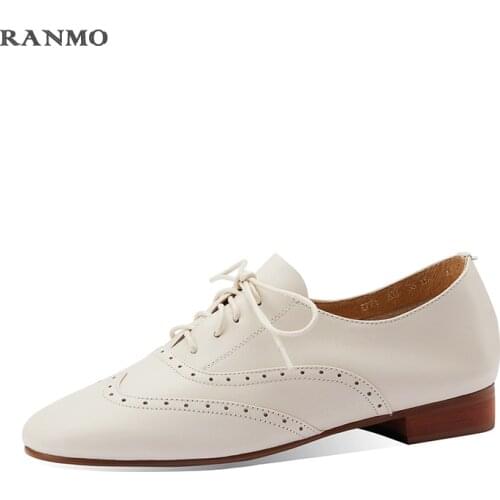 New Lace-up Single Shoes Womens Shoes Casual Comfortable Shoes Low Heels Daily Commuter Shoes Office Shoes Ladies Dress Shoes