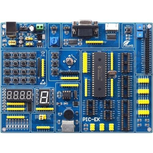 PIC MCU learning development board PIC-EK with PIC16F877A