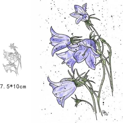 Rubber Stamps Beautiful FLowers Clear Stamps Silicone Seal for DIY Scrapbooking Card Making Photo Album Decor Crafts New Stamps