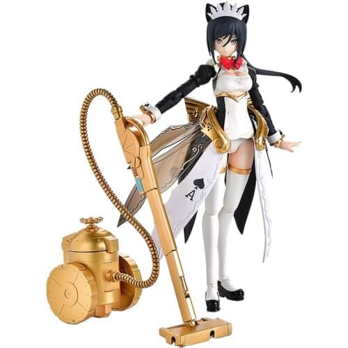Pre-Sale Machine Girl Sin Ji Maid Robot Vacuum Cleaner Assembling Model Toys Ornaments Action Figure Model Modification