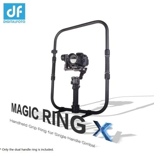 Studio Dual Handle Grip Ring Handheld Stabilizer Photography Load Bearing 20KG for DJI Ronin S/Ronin SC/DJI RS2/RSC2/Moza Air 2