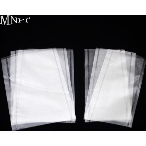 MNFT 50Pcs PVA Bags 6x12cm/8x12cm Carp Fishing Pva Bags Speed Fishing Accessory