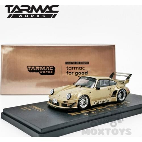 Tarmac Works 1:43 RWB 930 Garuda gold Diecast Model Car
