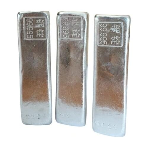 High Purity 99.995% indium metal ingot lumps top quality ne