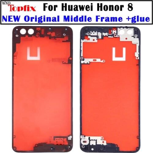 Rear Frame For Huawei Honor 8 Rear Bezel Plate Chassis Housing With Double-Sided Adhesive Honor 8 Back Frame Replacement
