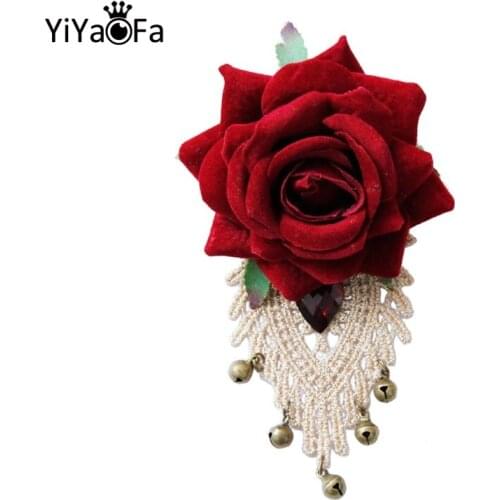 YiYaoFa Handmade Brooch for Women Party Jewelry Vintage Corsage Pins & Brooches Suits Women Accessories Frindship Gift YBR-11