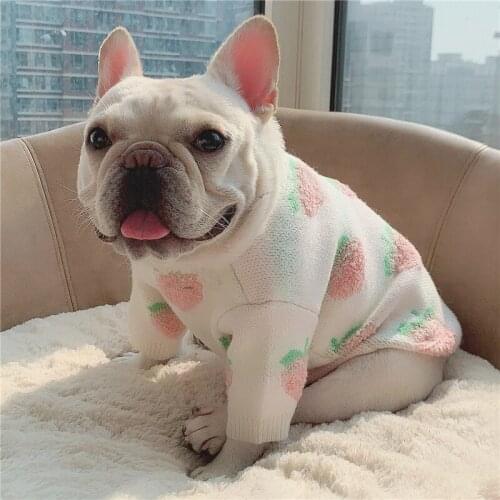 Winter Dog Clothes Pet Sweater Coat Outfit Pug French Bulldog Clothing Poodle Schnauzer Welsh Corgi Costume Apparel Dropshipping