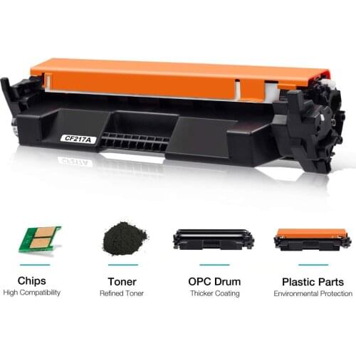 1 Toner compatible with HP 17A CF217A toner cartridge for HP Laserjet Pro M102w M130fw M130fn M130nw M102a M130a Printer