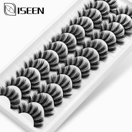 4/13pairs Faux 3D Mink Lashes Natural Long False Eyelashes Dramatic Volume Fake Lashes Makeup Extension Eyelashes maquiagem