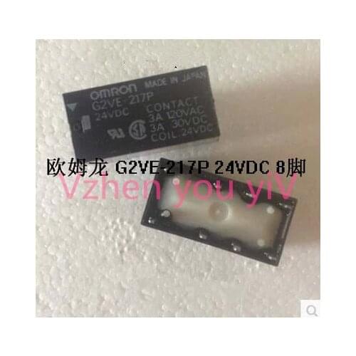 5pcs//Power relay for omron G2VE-217P 24VDC 8pin
