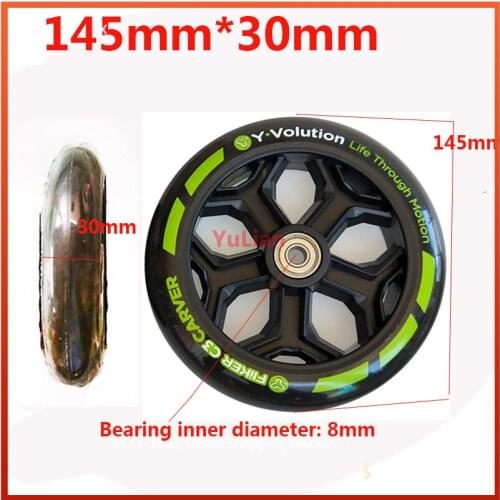 6inch145x30mm, suitable for scooters, hand push, trailers, childrens bicycles, shopping carts, baby carriages,145mm *30MM tires