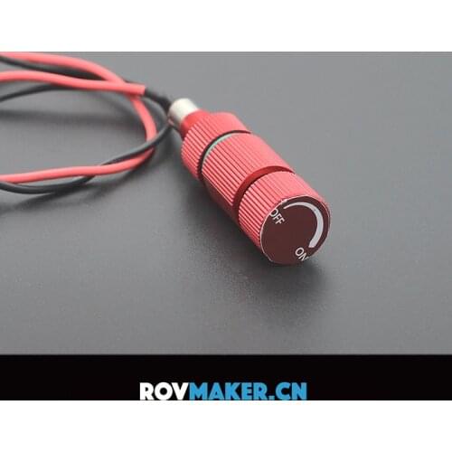 Aluminum M8 ROV Waterproof Power Switch OpenROV Rotary on-off Switch Diy Kit 300m Depth Closure Remote Operated Vehicle