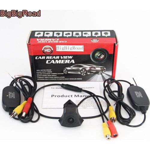 BigBigRoad For Audi A3 A4 Q3 A5 A6 A8 Front Camera CCD Night Vision Backup Camera Installation Car Logo camera Front View CAM