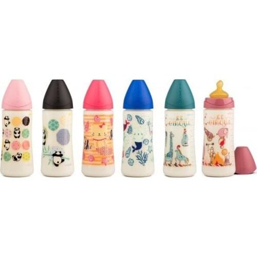 BIBERON PP BOCA ANCHA T LATEX ANATOMICA SUAVINEX 360 CC + T2 L