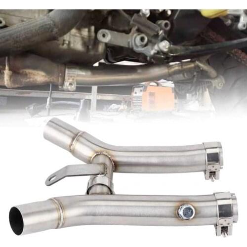 Catalytic Converter Removed Decat Exhaust Mid Link Pipe Fit for Suzuki GSX1300R Hayabusa 2008-2020