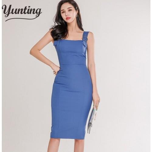 2020 Summer New Womens Sexy Elegant Sleeveless Casual Evening Party Bodycon Dress