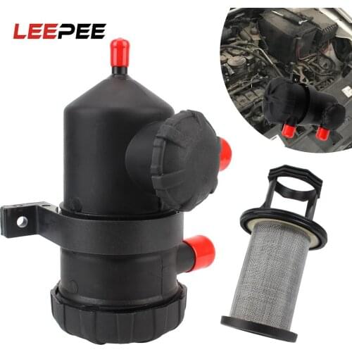 Oil Separator Catch Can Filter For Ford Patrol Turbo 4Wds Charged Toyota Landcruiser 2Mgd-1 Universal Provent Oil Gas Separator