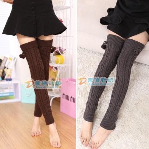 Fashion Womens Stockings Japan Cute Skinny Sexy Leg Warmers Womens Stocking University Knee High Leg Warmer Woman Stocking