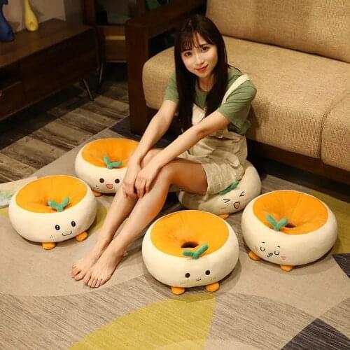 Cartoon Lazy Cushion for Chair Soft Thicken Pillows Car Cushions Relief Pain Sofa Bed Home Decoration Gifts Tatami Futon Cushion