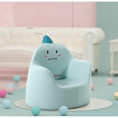 Cartoon Shape Children Dormitory Leisure Leather Sofas Home Furniture Lazy Sofa Small Apartment Baby Learning Backrest Armchairs