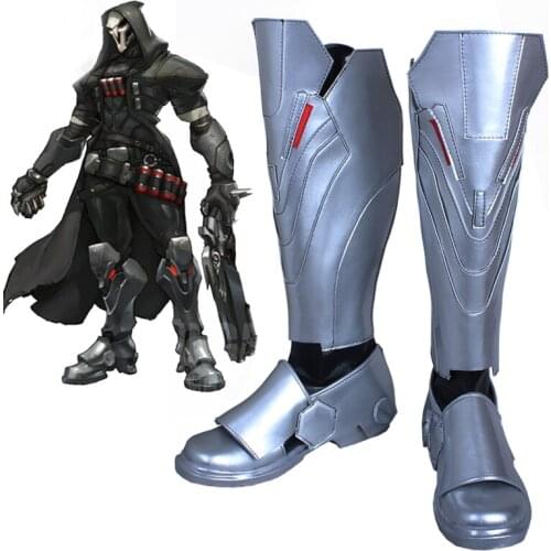 OW Reaper Cosplay Shoes Boot Halloween Carnival Party Cosplay Costume Accessories