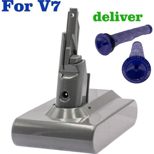 4.0ah For Dyson Vacuum Cleaner V6 Series Battery DC58 61 74 62 72 sv07 08 09 Wireless Handheld Vacuum Cleaner Lithium Battery
