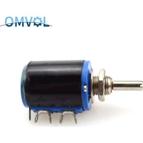 WXD3-12 100 220 470 1K 2K2 4K7 10K 22K 47K Ohm 100R 220R 470R 2.2K 3.3K 4.7K WXD3-12 Wirewound Potentiometer