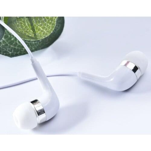 Subwoofer In-ear Mobile Phone Earplugs Suitable For Oppo Vivo Huawei Xiaomi Universal used white or black