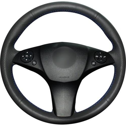 Hand-stitched PU Artificial Leather Steering Wheel Cover for Mercedes Benz C180 C200 C350 C300 CLS 280 300 350 500 GLK