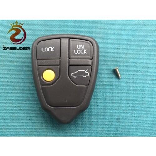 1Pc Of New Replacement Plastic Key Shell For Volvo S60 V70 S80 XC70 XC90 Remote FOB Case 2/3/4 Button Blank Car Accessories Auto