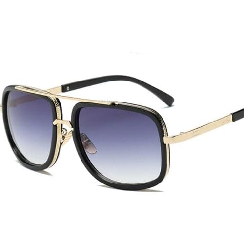 2021 Fashionable Designer Sunglasses UV400 CE Oversized Metal Men Women Sunglasses from China AS020