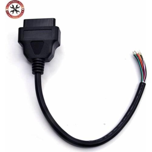 2021 New OBD2 16Pin Female Extension Opening Cable Car Diagnostic Interface Connector OBD II Female Converter OBD2 Male Cable