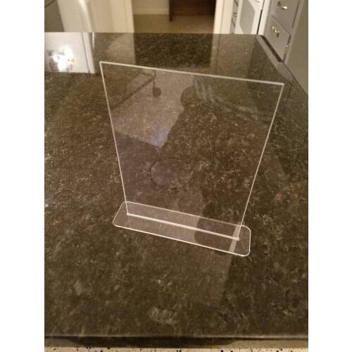 5 Sets Acrylic Blanks Rectangle with Stand Clear Acrylic Slices Blank Acrylic Wedding Place Cards Table Numbers