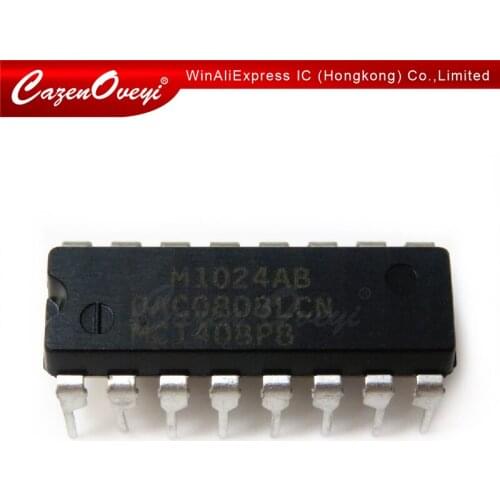 5pcs/lot DAC0808LCN DAC0808 DIP-16 In Stock