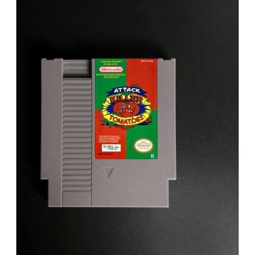 Attack of the Killer Tomatoes - 72 pins 8bit Game Cartridge
