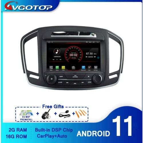 AVGOTOP Android 10 Car Radio GPS for OPEL INSIGNIA 2014 Wifi Vehicle Navigation Multimedia
