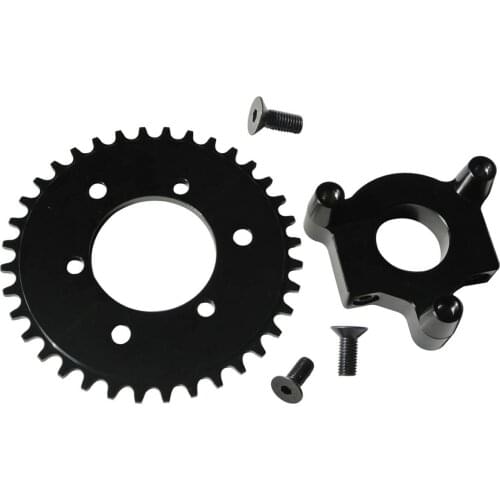 Black 36T Sprocket Modified Fit 49cc 50cc 66cc 80cc Motorised Bicycle