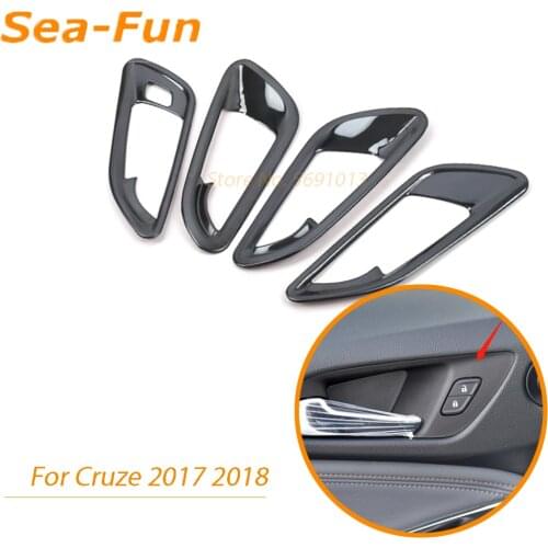 For Chevrolet Cruze 2017 2018 Interior Door Handle Bowl Cover Decoration Ring Frame Trim Sticker Stainless Steel Accessories