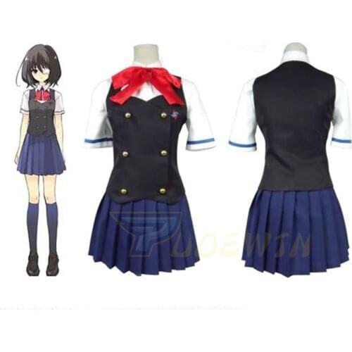 Another Misaki Mei Akazawa Izumi Costume Cosplay School Uniform Skirt Custom Made Any Size