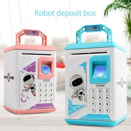 Electronic piggy bank password cash box cash coin automatic child gift