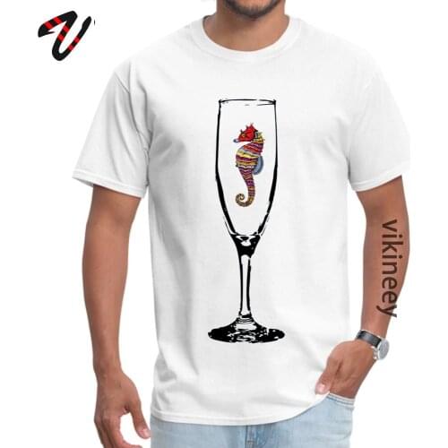 Crayon Seahorse Jurassic Park T-Shirt for Men Kill Bill Sleeve Crazy Tops T Shirt Latest Summer Crewneck Tops Shirts Europe